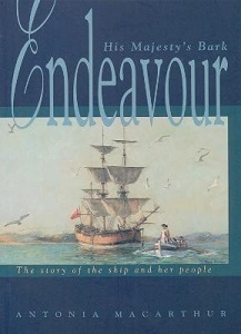 His Majesty's Bark Endeavour - The Story of the Ship and Her People - MacArthur, Antonia and Adams, Dennis (illustrator)