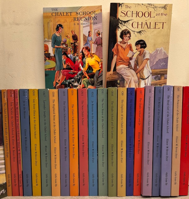 Set of 25 Chalet School novels (Girls Gone By edition) - Brent-Dyer, Elinor