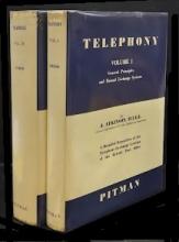 Telephony - Volume 1 - General Principles and Manual Exchange Systems AND Volume 2 - Automatic Exchange Systems - Atkinson, J. and Pitman